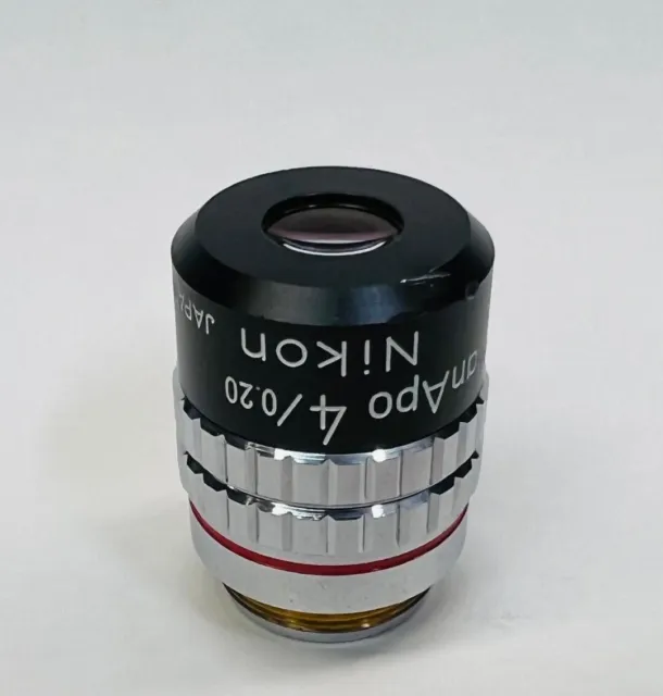 Nikon CFN Plan Apo 4X/0.20 Microscope Objective Lens Apochromat 160mm