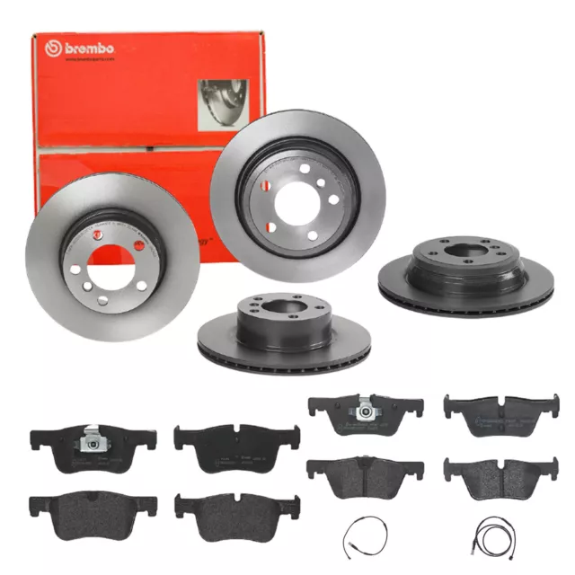 Brembo Bremsscheiben Ø300 + Bremsbeläge Vorne & Hinten Für Bmw 3 3Er Touring F31