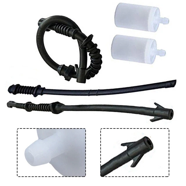 Kit Pièces Tronçonneuse Stihl 009-012 - Filtre à Air, Bougie, Filtres à Essence, Tuyau, Purge