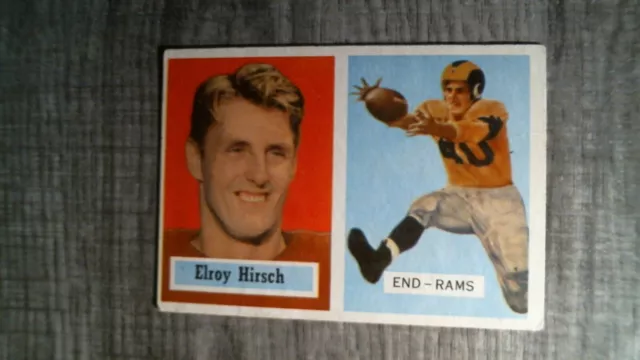 1957 Topps Football card # 46 Elroy Hirsch EXNM