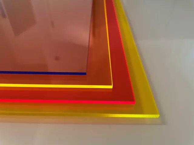 3mm PLEXIGLAS® Acrylglas Platte GRÜN GETÖNT Zuschnitt mit Schutzfolie