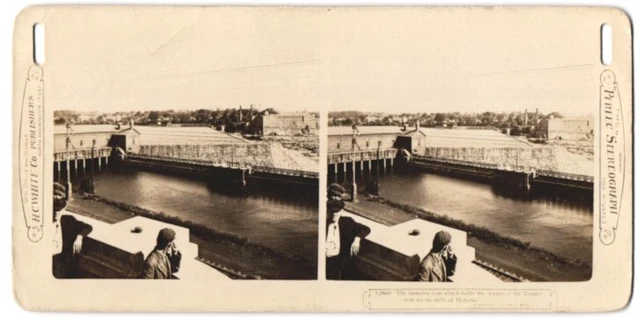 Stereo-Fotografie H.C. White & Co., North Bennington, Ansicht Holyoke / Massach