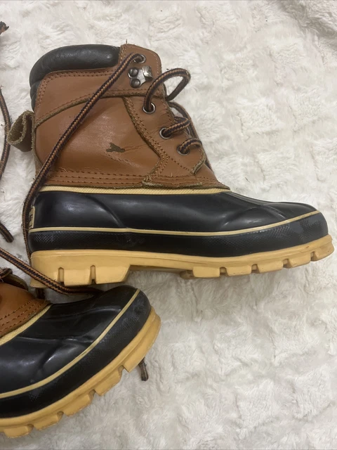 THERMOLITE NORTH PASS Duck Boots Leather Insulated Waterproof Men s 6 Outdoor 29.99 PicClick