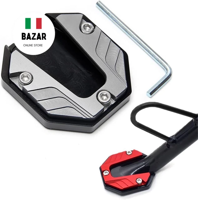 Piastra di Estensione Cavalletto Laterale Prolunga Universale Moto...