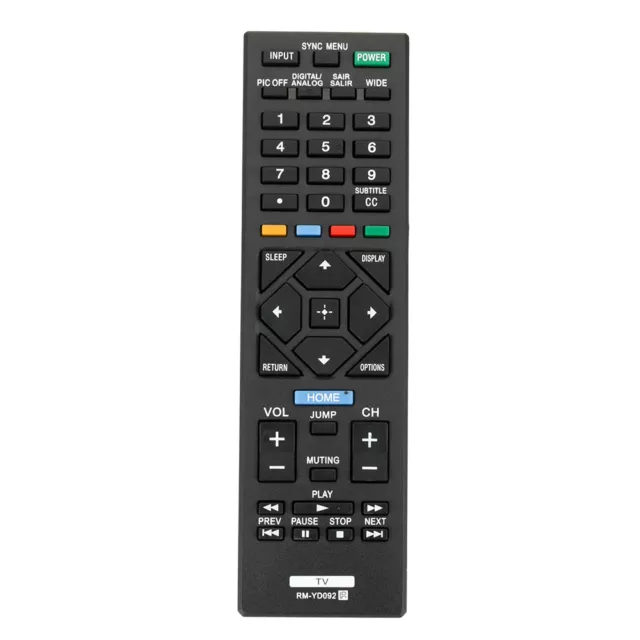 New Replaced Remote for Sony TV KDL-40R380B KDL-32R330B KDL-40R350B KDL-32R300B 2