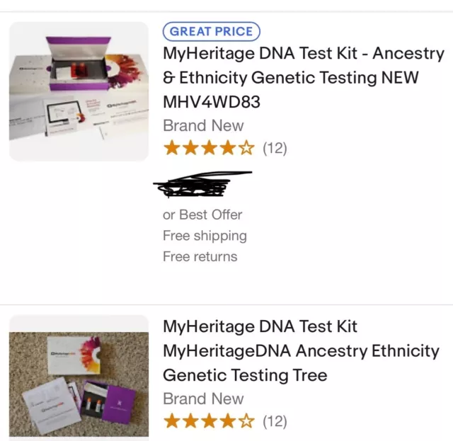 MyHeritage DNA Test Kit MyHeritageDNA Ancestry Ethnicity Genetic Testing Tree