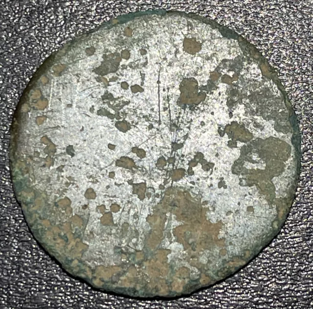 1710-1712 France King Louis XIV 6 Deniers 1/2 Sol 'Darndenne' French 4.16g Coin 2