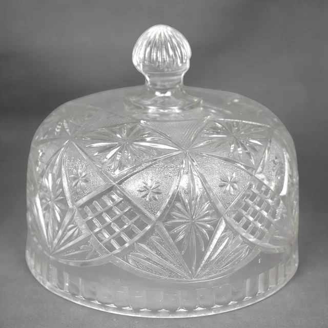 Ancien Plateau à Fromage Baccarat – Cloche Et Plateau – Design Croche Diaman Pierry