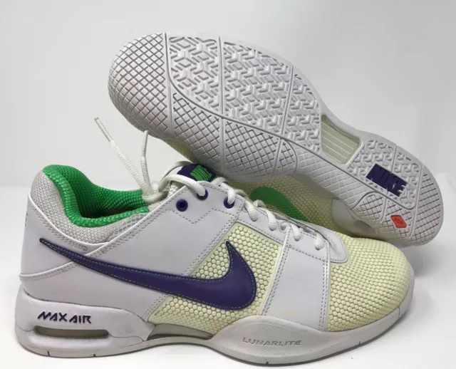 NIKE AIR MAX Courtballistec 1.3 White-Purple 2009 Release 11 [344529-151] $89.99 - PicClick