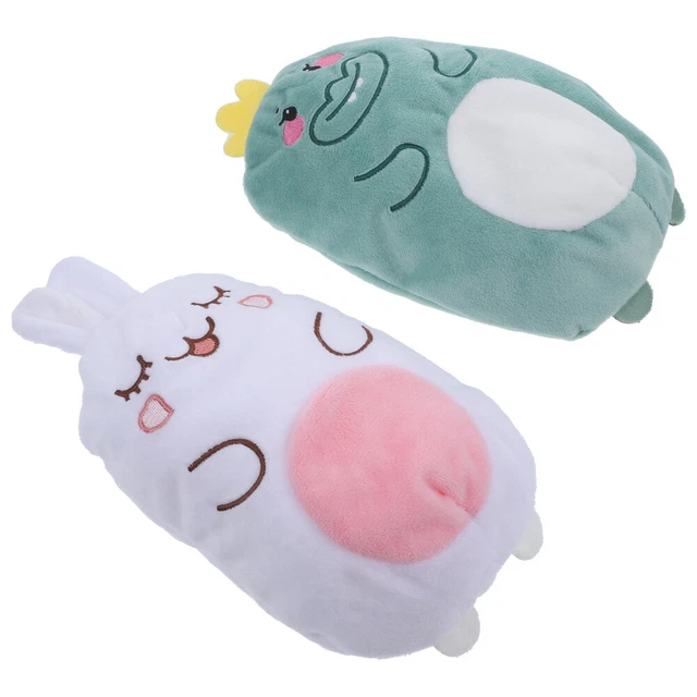 2 piezas funda de peluche de peluche de diseño de animales dibujos animados hágalo usted mismo muñeca de felpa hágalo usted mismo muñeca