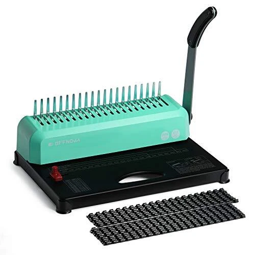 Im·Pulse 21-Hole 450 Sheets Paper Comb Punch Binding Machine, Binder Machine