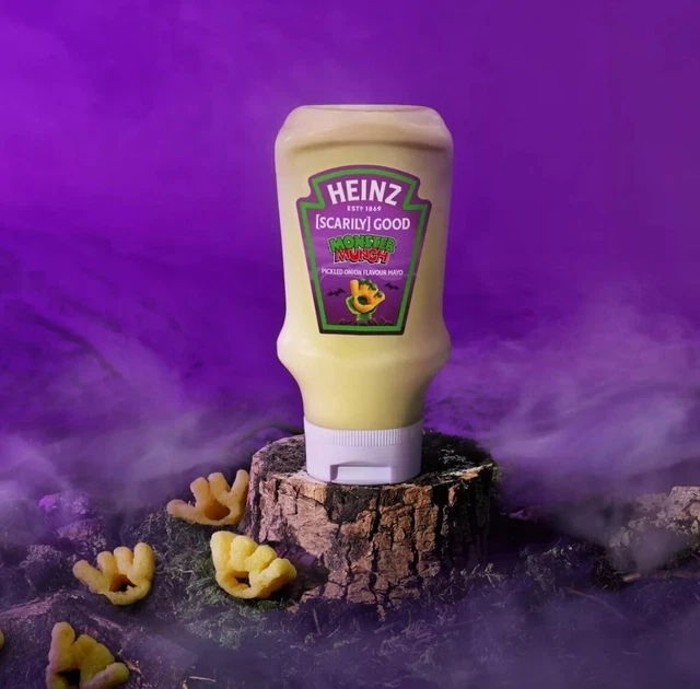 HEINZ MONSTER MUNCH Pickled Onion Flavour Mayo 400g Limited Edition NEW
