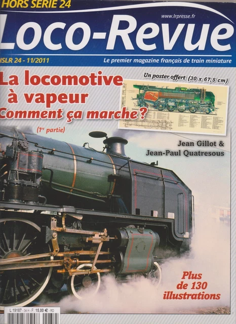 Livre Loco Revue – Fiches Documentaires Sur Les Locomotives à Vapeur SNCF, Très Bon état