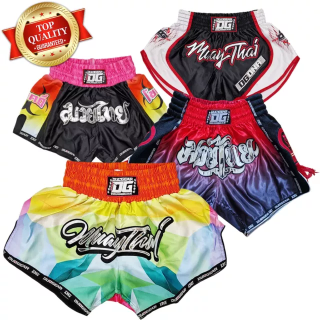 MUAY THAI KICKBOXING THAIBOXING SHORTS SUPREME PREMIUM QUALITY (Kids - Adults)