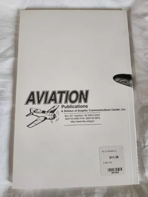 Instructional Manual for Ford Trimotor 2