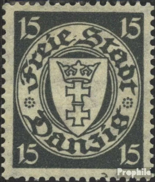 Gdansk 195x Un testés oblitéré 1924 Etat Emblem