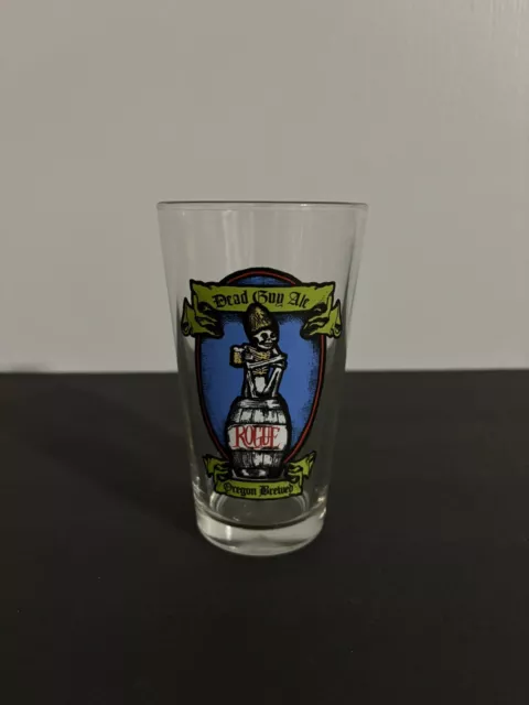 Dead Guy Ale - Rogue Brewing - Oregon Craft Beer Brewery  - 16 oz Pint Glass