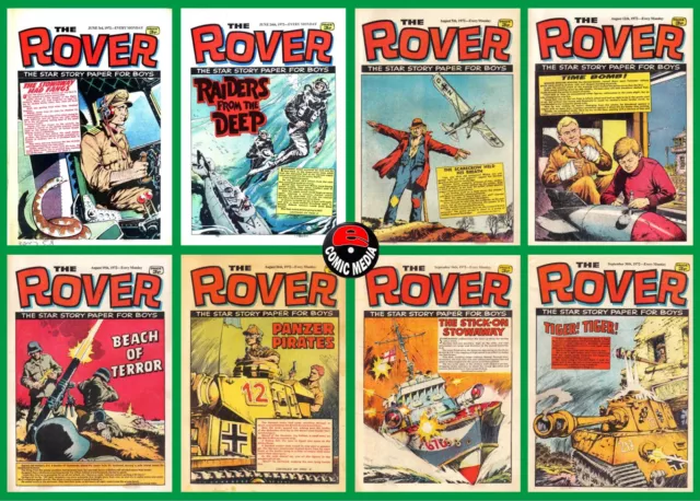 Rover UK Comics (1969-73) On PC DVD Rom (CBR Format) 3