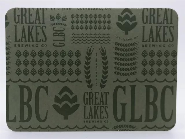 Great Lakes Brewing Company Rectangle Beer Coaster Cleveland Ohio-RT01 2