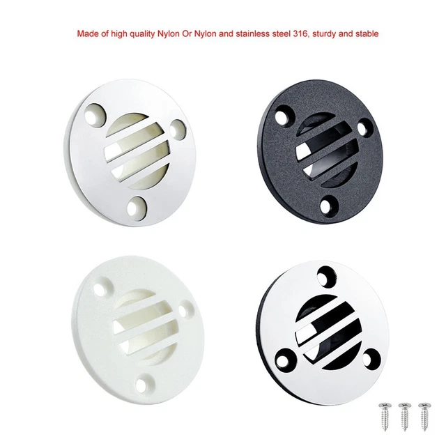 Raccord Marin Traversant étanche Pour Drainage - Compatible Yacht, Camping-car Et Bateau, Blanc, 8x5x5 Cm