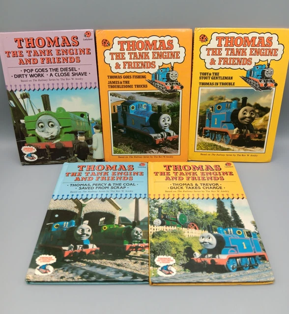 THOMAS THE TANK engine and friends x 5 ladybird books first edition ...