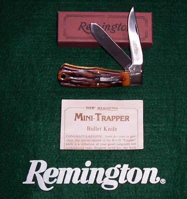 Mint 1991 Remington R1178 MINI-TRAPPER Bullet Knife