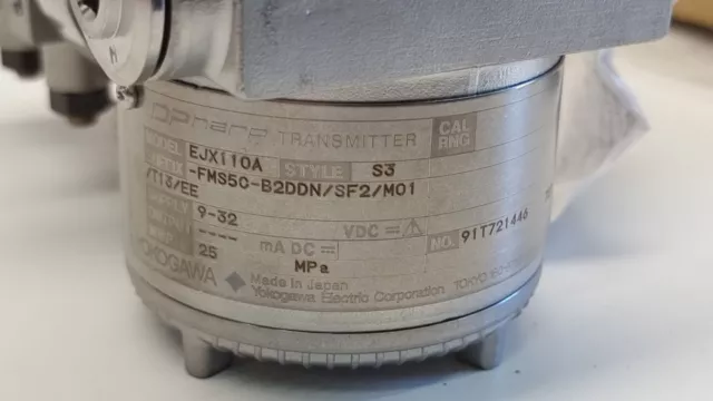Yokogawa Differential Pressure Transmitter EJX110A-FMS5C-B2DDN/SF2/M01/T13/EE 2