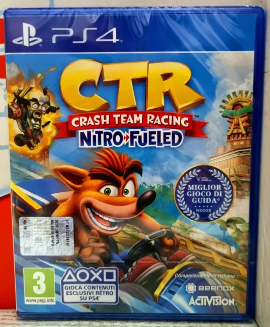 Ctr Crash Team Racing Nitro➠Fueled Ps4 Playstation 4 Crash Bandicoot Ita Nuovo