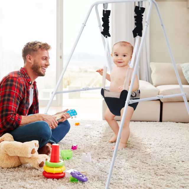Baby Jumper w/Stand Walking Harness Function Baby Jumpers & Bouncers Baby Swing