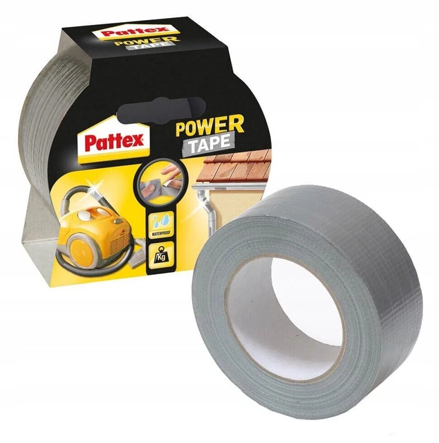 Pattex Power Tape - argento 48 mm x 25 m