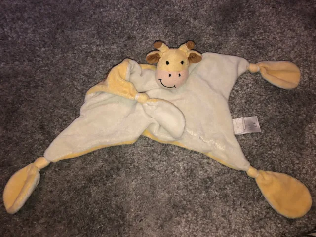 Jojo Maman Bebe Giraffe comforter blankie blanket soft huggy toy
