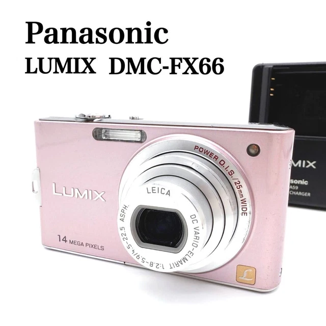 DMC-FX66 PANASONIC LUMIX DMC-FX66 Color 14MP Compact Digital