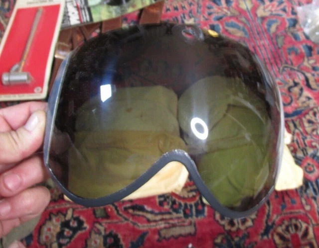 New Vintage Surplus Usaf Flight Helmet Dark Lens Visor New Vintage Surplus Usaf Flight Helmet Dark Lens Visor