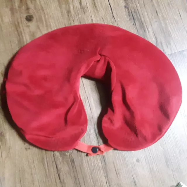 CarryOn Microbeads Travel Neck Pillow Red color travel pillow