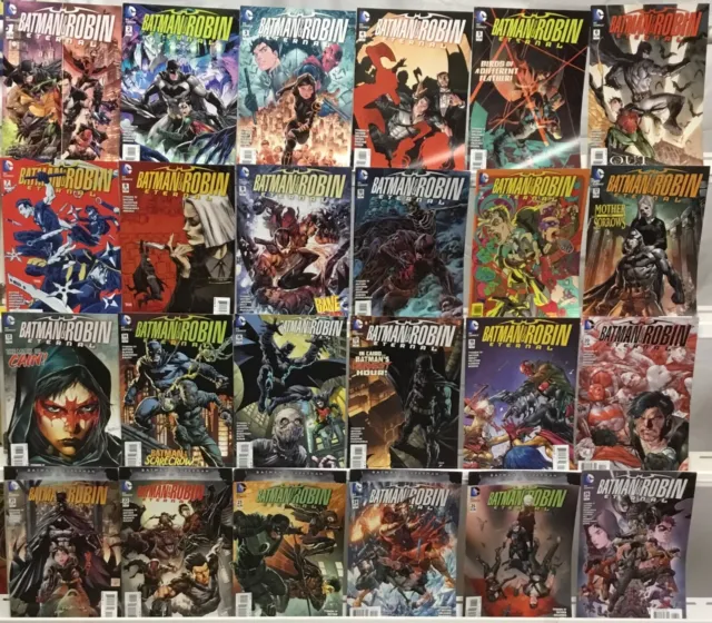 DC Comics Batman and Robin Eternal Run Lot 1-26 Missing 15,18 VF/NM 2015