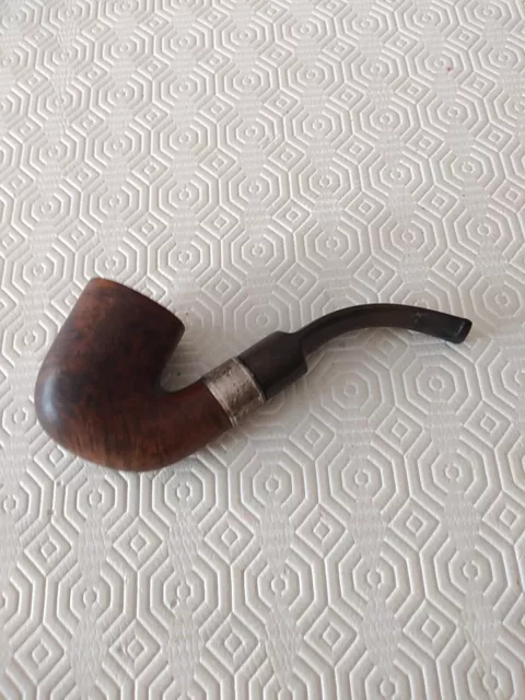 Pipa Pipe brebbia regular silver No Peterson Vintage FUMATA DA PULIRE