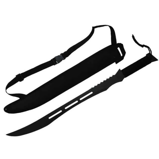 Ninja Sword - Full Tang Black Sharp Ninja Combat Sword With Sheath Katana