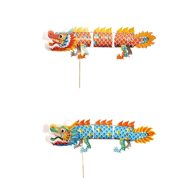 DIY Dragon Lantern Making Material Pack Dragon Boat Festival Toys Kids Craft