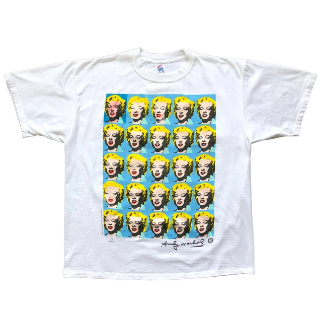 Vintage  Andy Warhol T shirt by Marilyn Monroe Andy Warhol Marilyn Monroe MAD