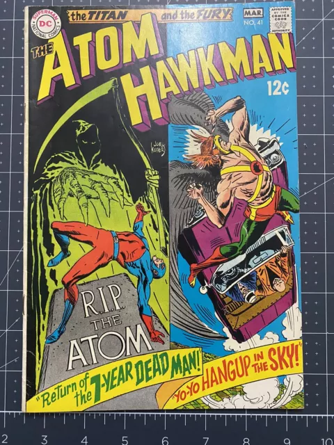 Atom & The Hawkman #41 (1969) Silver Age DC