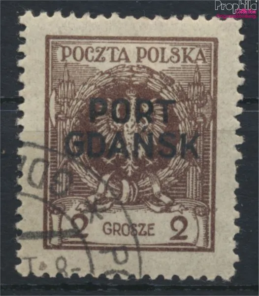 Briefmarken Polnische Post Danzig 1925 Mi 2a gestempelt (9975623