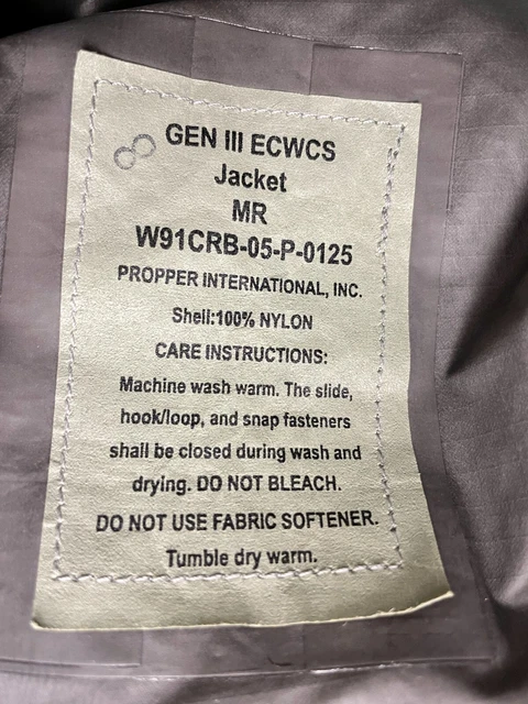 Usgi Ecwcs Acu Gen Iii Level 6 Extreme Cold/Wet Weather Jacket - Medium Regular 3