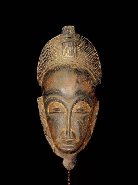 Masks Guru Tribal Antiques Wall Hanging Primitive Art Collectibles Wood -5642