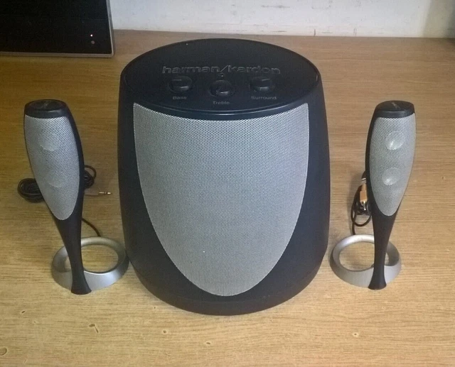 HARMAN KARDON HK695 2.1 PC Speaker System with Subwoofer £19.99