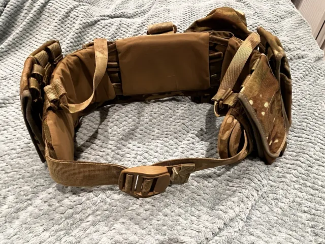 British Army Surplus Virtus MTP MOLLE Padded Waist Battle Belt - Size Medium