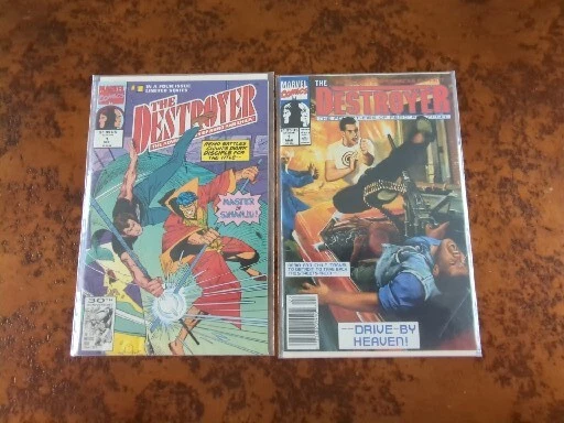 THE DESTROYER ADVENTURES OF REMO WILLIAMS & CHIUN  Vol 1 #1 Vol 2 #1 Marvel NM