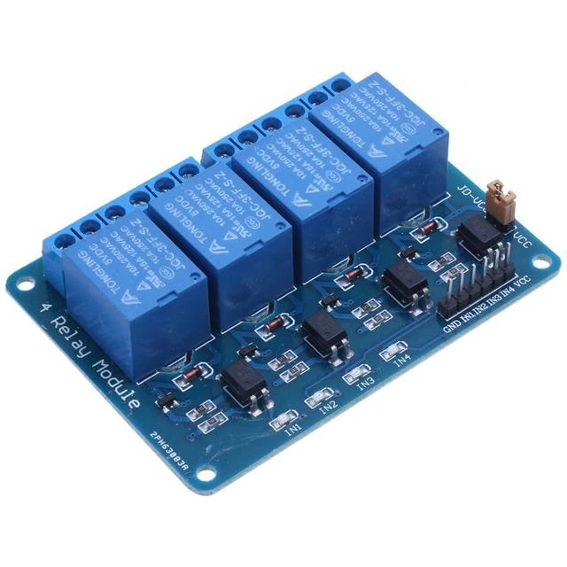 Modulo scheda relè 5 V 4 canali optoaccoppiatore LED per PiC ARM AVR Q5Y9