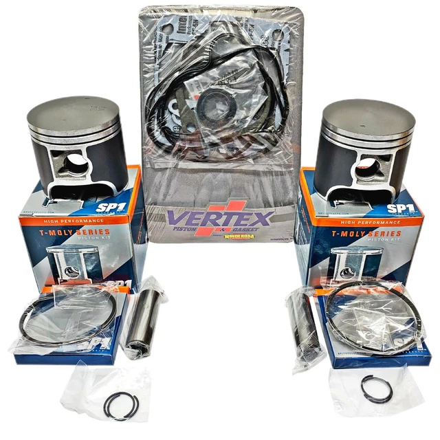 Polaris 600 HO SP1 Top End Rebuild Kit - Cylinder & Piston For Rush, RMK, Switchback - SM-09611K