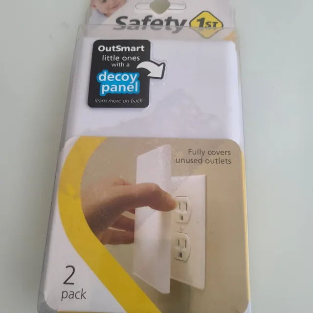 Safety 1st Outsmart Outlet Shield #HS275 Decoy Panel (White) 884392601973