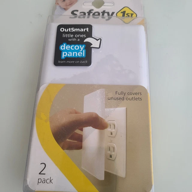Safety 1st Outsmart Outlet Shield #HS275 Decoy Panel (White) 884392601973